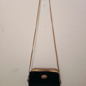 Black and Tan Crossbody Bag